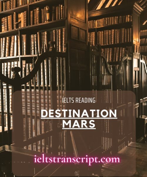 Destination Mars