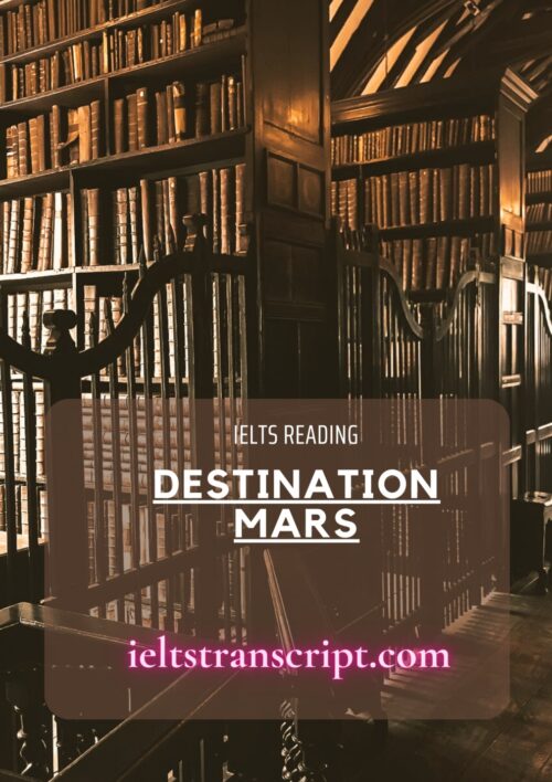 Destination Mars