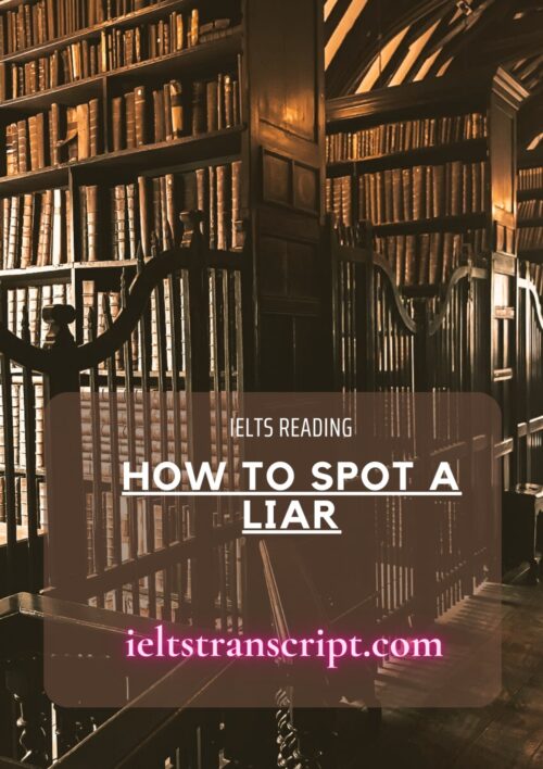 How to Spot a Liar