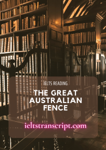 THE GREAT AUSTRALIAN FENCE