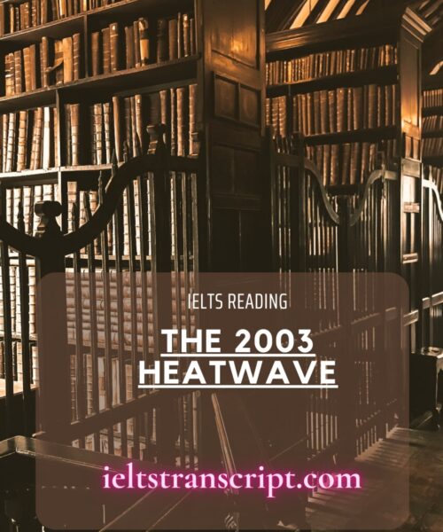 The 2003 Heatwave