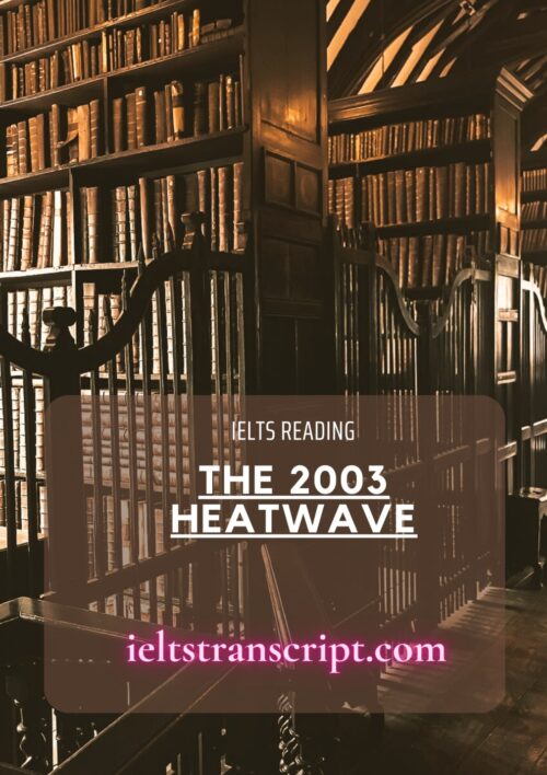 The 2003 Heatwave