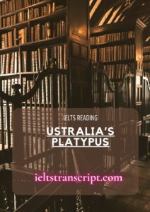 USTRALIA’S PLATYPUS