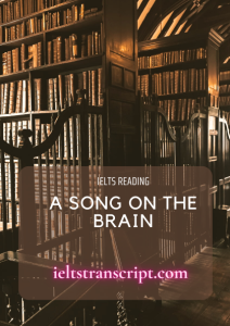 A SONG ON THE BRAIN
