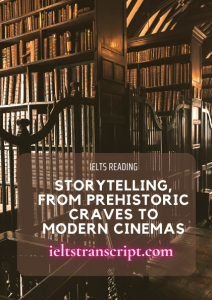 Storytelling, From Prehistoric Craves To Modern Cinemas
