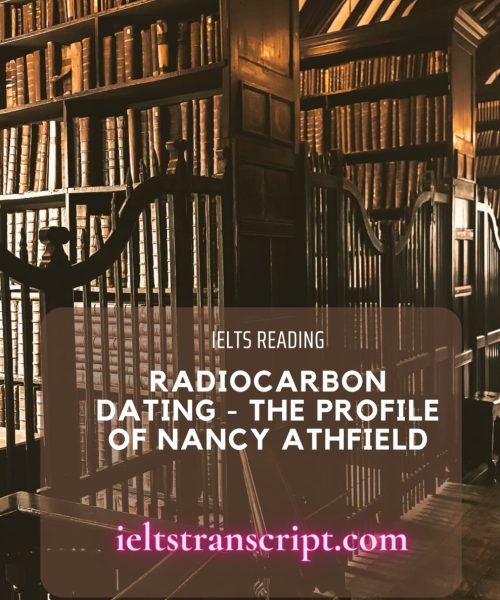 Radiocarbon Dating - The Profile of Nancy Athfield