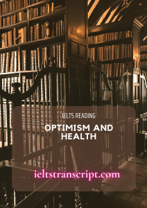 Optimism and Health