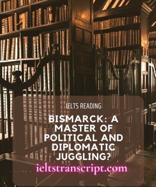 Bismarck: A Master of Political and Diplomatic Juggling?