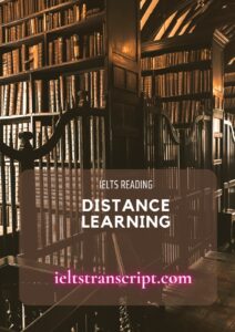 DISTANCE LEARNING