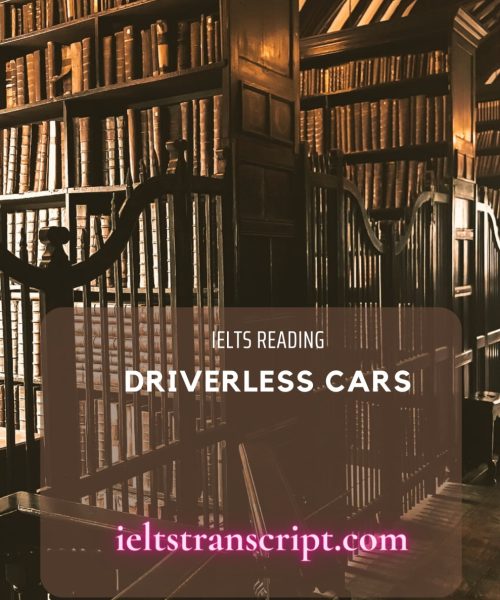 Driverless cars