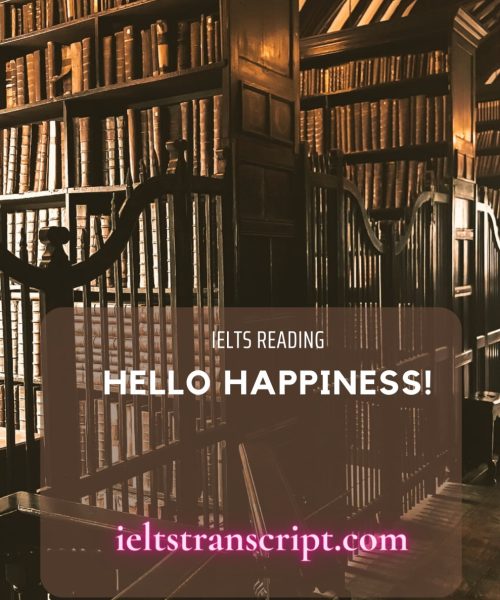 Hello Happiness!