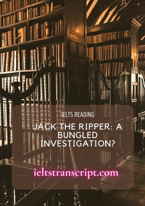 Jack the Ripper: A Bungled Investigation?