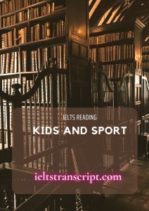 Kids and Sport