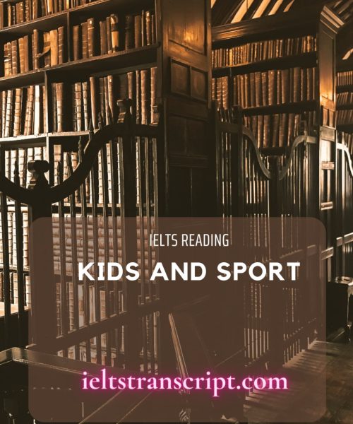 Kids and Sport