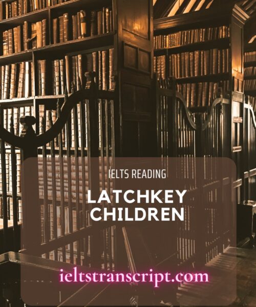 LATCHKEY CHILDREN