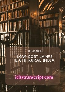 Low-Cost Lamps Light Rural India