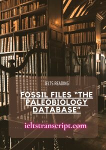 Fossil files “The Paleobiology Database”